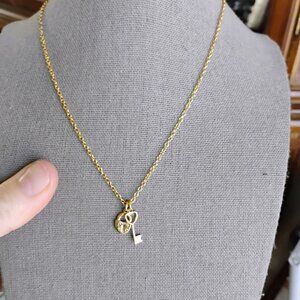 15 inch Lock & Key necklace